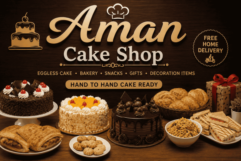 Aman cake shop 1 768x512