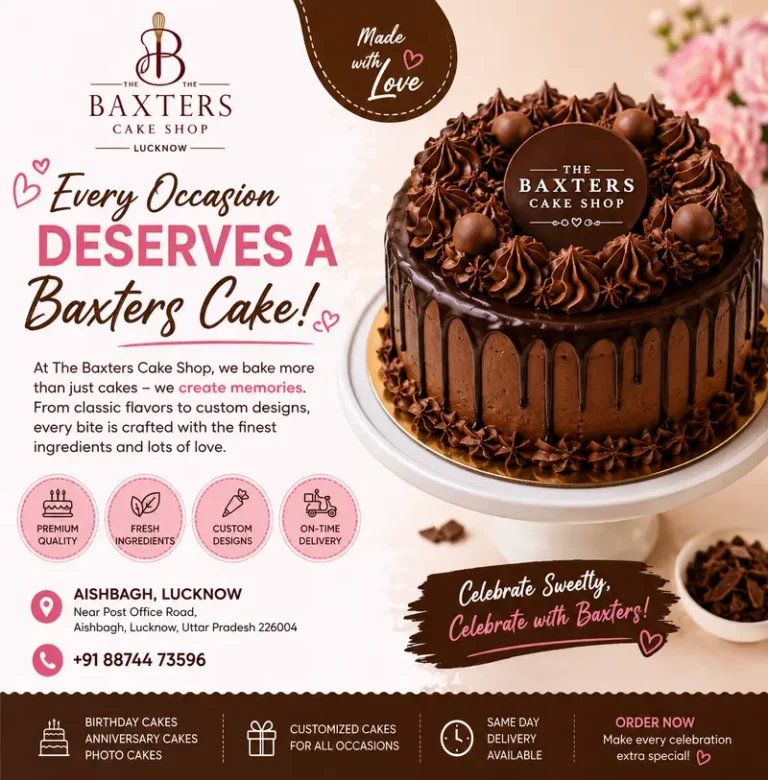 the baxters cake shop lucknow chocolate cake 768x780